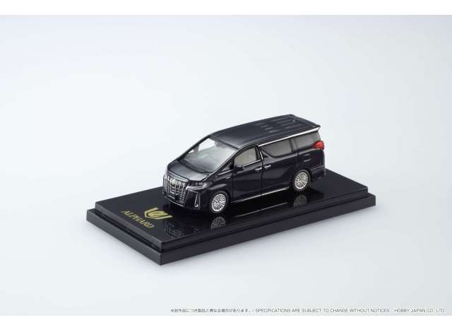 1/64 Toyota Alphard Hybrid 2.5S (H30W) Type Gold, sparking black pearl crystal shine