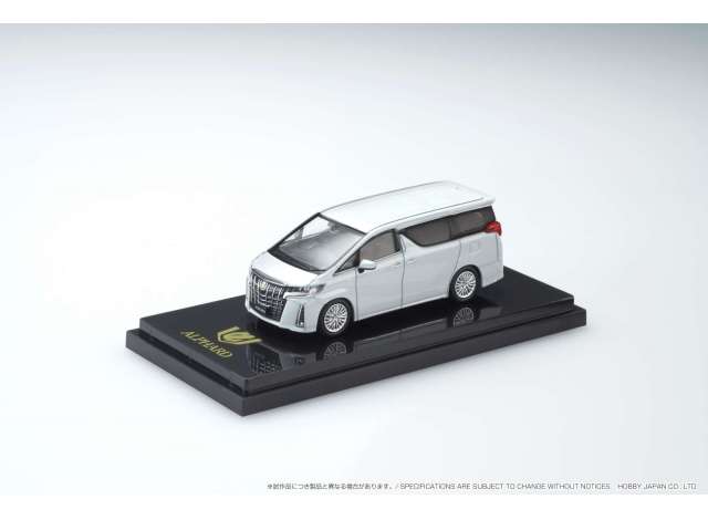 1/64 Toyota Alphard Hybrid 2.5S (H30W) Type Gold, white pearl crystal shine