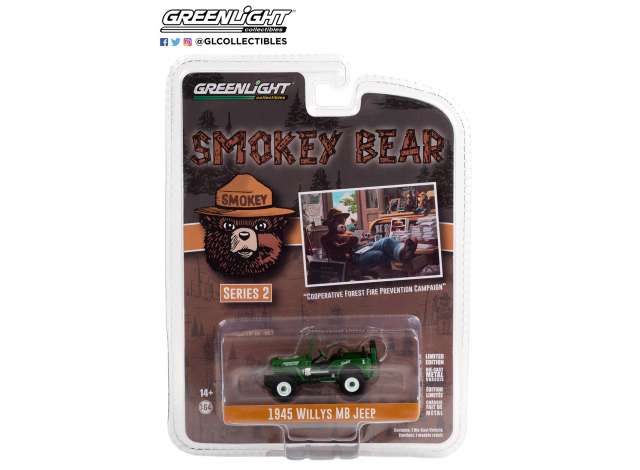 1/64 1945 Willys MB Jeep *Cooperative Forest Fire Prevention Campaign* Smokey Bear Series 2,