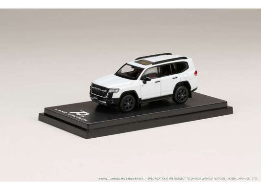 1/64 Toyota Land Cruiser (JA300W) ZX, precious white pearl (090) with black/red interior