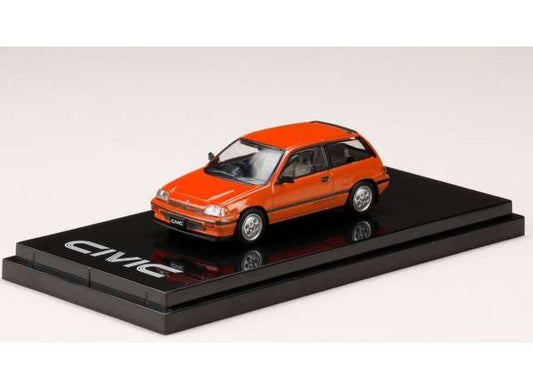 1/64 1984 Honda Civic Si (AT), orange-red