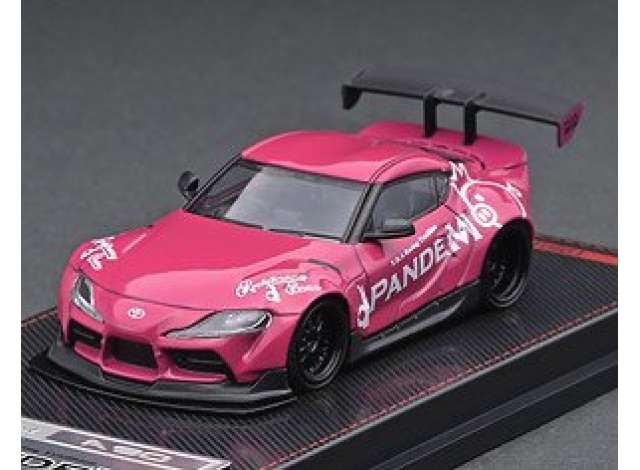 1/64 Toyota Pandem Supra A90, dark pink metallic