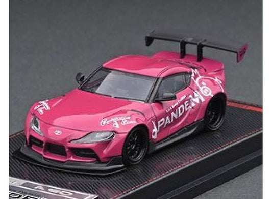 1/64 Toyota Pandem Supra A90, dark pink metallic