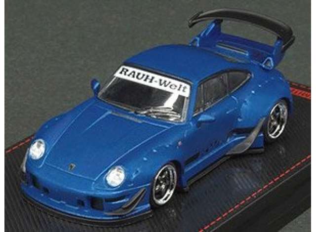 1/64 Porsche RWB 993, matt blue metallic