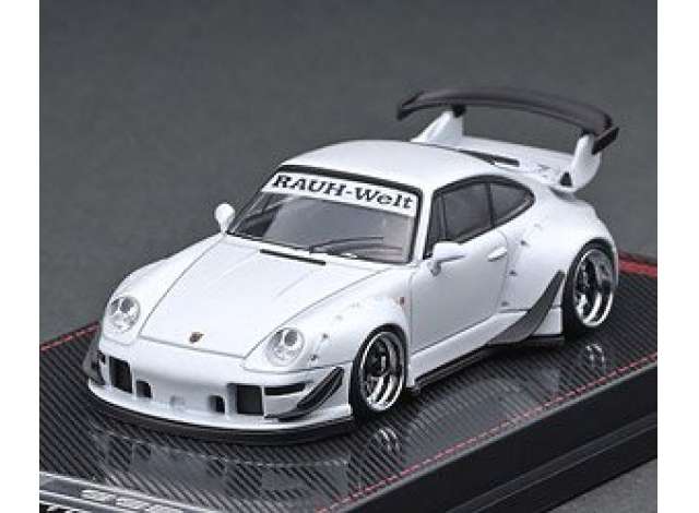 1/64 Porsche RWB 993, matt pearl white