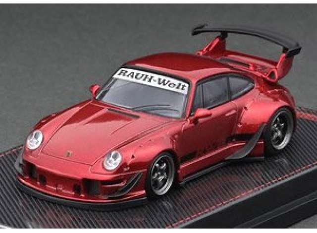 1/64 Porsche RWB 993, red metallic