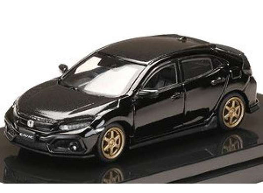 1/64 Honda Civic H/B (FK7) Customized Version, carbon bonnet crystal black pearl