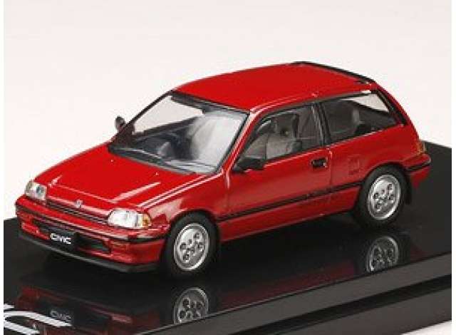 1/64 1984 Honda Civic Si (AT), red