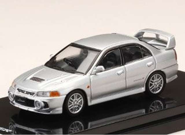 1/64 Mitsubishi Lancer GSR Evolution IV (CN9A), steel silver