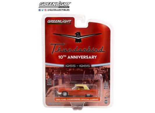 1/64 1965 Ford Thunderbird Special Landau 10th Anniversary Limited Edition *Anniversary Collection series 15*, Ember-Glo Metallic with Parchment Top and Interior