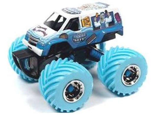 1/64 Johnny Lightning Monster Truck Frost Bite I Scream You Scream! Blue White & Purple with Blue Tires