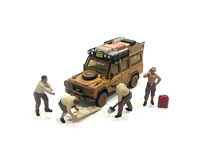 1/64 Off Road Adventure Mijo Figure set