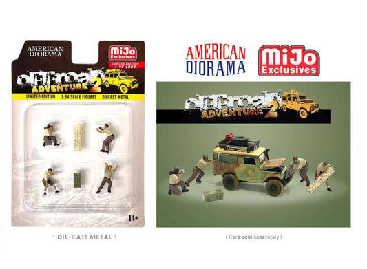 1/64 Off Road Adventure Mijo Figure set #2, various