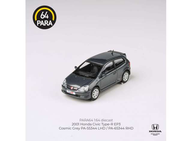 1/64 2001 Honda Civic Type-R EP3, cosmic grey right hand drive