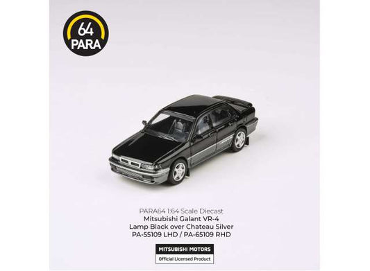 1/64 1998 Mitsubishi Galant VR-4 *Left Hand Drive*, black/silver