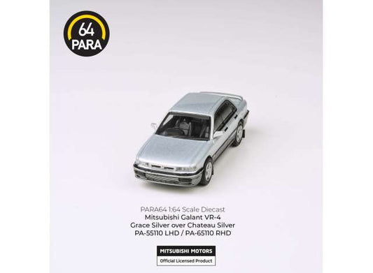 1/64 1998 Mitsubishi Galant VR-4 *Left Hand Drive*, grace silver/chateau silver