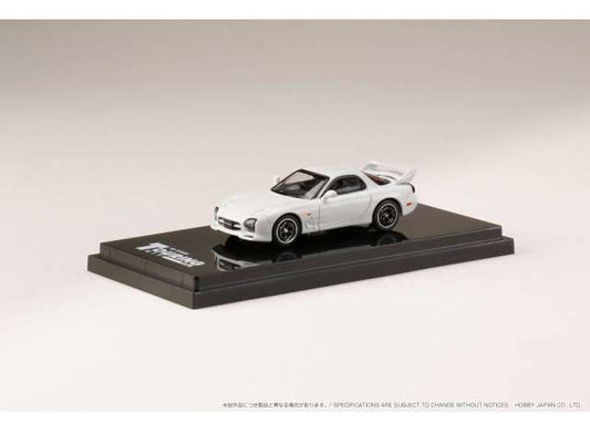 1/64 Efini RX-7 FD3S (A-Spec) GT Wing Mazda Speed Closed Headlights, pure white