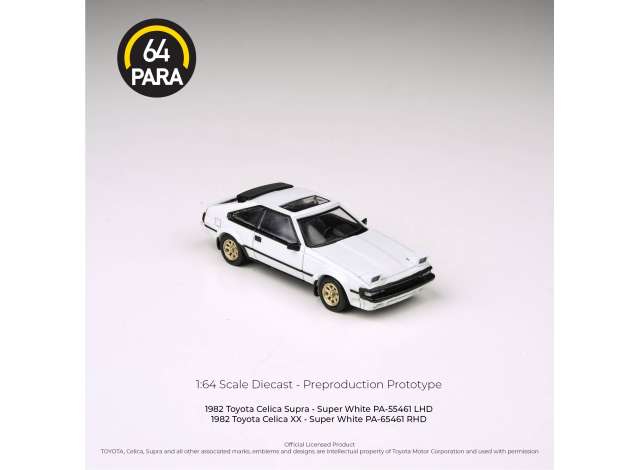 1/64 Toyota Supra Celica A60 (lights up), white left hand drive