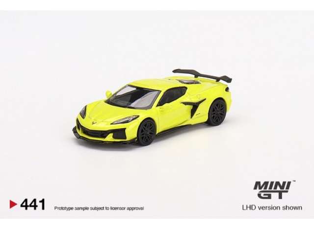 1/64 2023 Chevrolet Corvette Z06, accelerate yellow