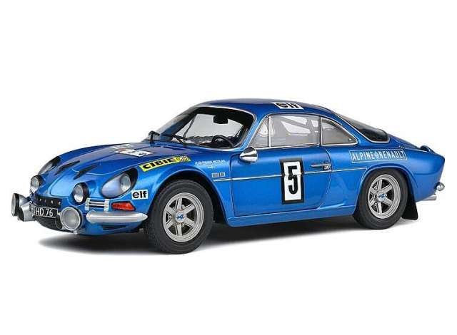 1/18 1972 Alpine A110 1600S #5 Nicolas/Todt Olympia Rally, blue