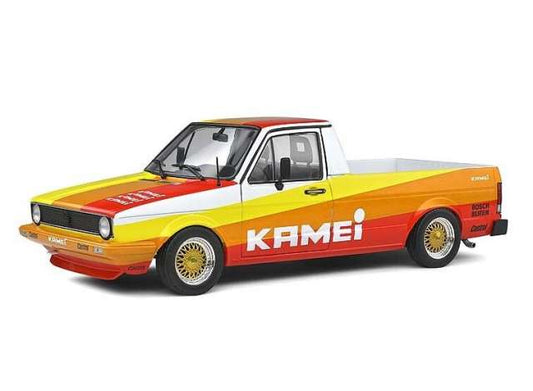 1/18 1982 Volkswagen Caddy MK1 *Kamei Street Fighter*, red/orange/yellow/white