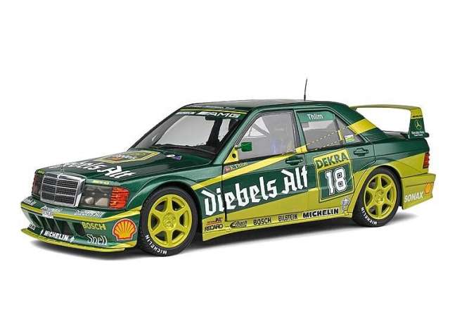 1/18 1992 Mercedes Benz 190E Evo2 DTM #18, yellow/green