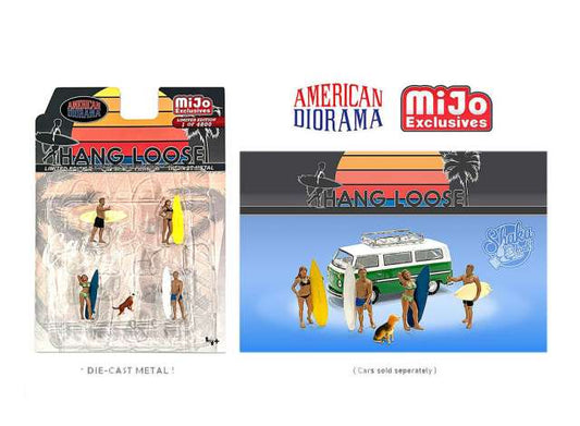 1/64 Hang Loose (Beach/Surf) Figure set, various