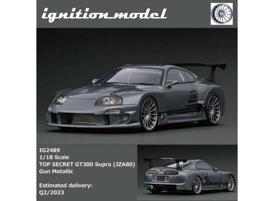 Preorder - Q2 2023 - 1/18 Top Secret GT300 Supra (JZA80), gun metallic