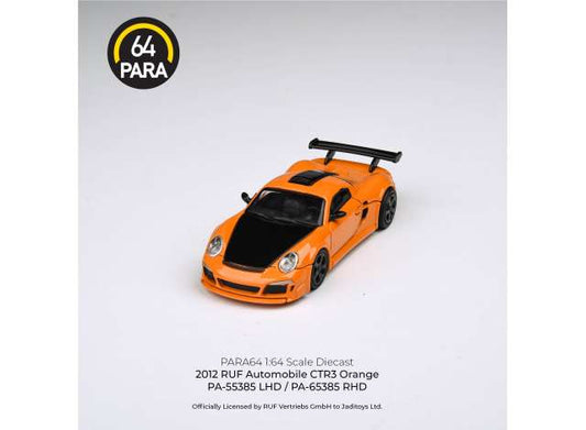 1/64 2012 RUF CTR3 Clubsport, orange with black hood left hand drive