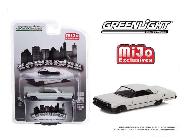 1/64 1963 Chevrolet Impala Lowrider, white