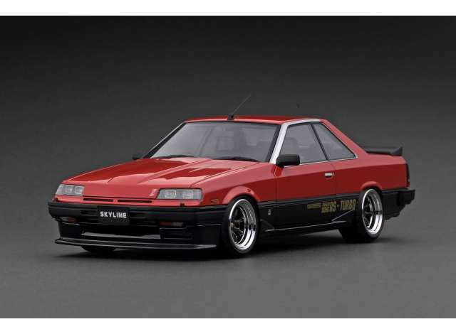 Preorder - Q3 2023 - 1/18 Nissan Skyline 2000 RS-X Turbo-C R30, red/black