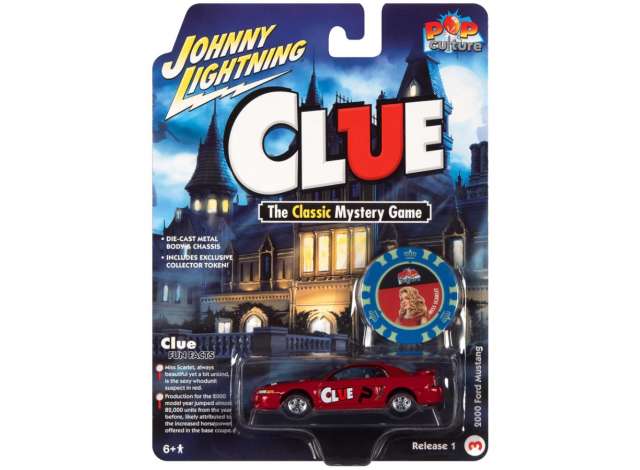 1/64 2000 Ford Mustang *CLUE*, red