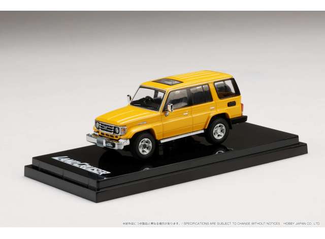 Preorder - Q2 2023 - 1/64 2001 Toyota Landcruiser 70 ZX 4 Door, yellow customized color