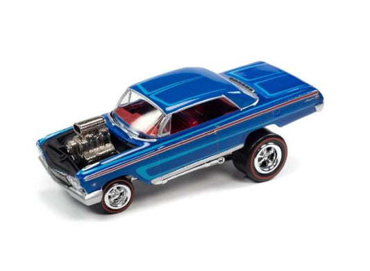 1/64 1962 Chevrolet Impala Coupe Zinger, blue