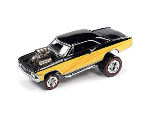 1/64 1966 Chevrolet Chevelle Zinger, black/yellow