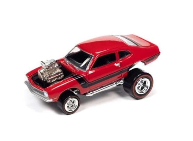 1:64 1972 Ford Maverick Zinger, red