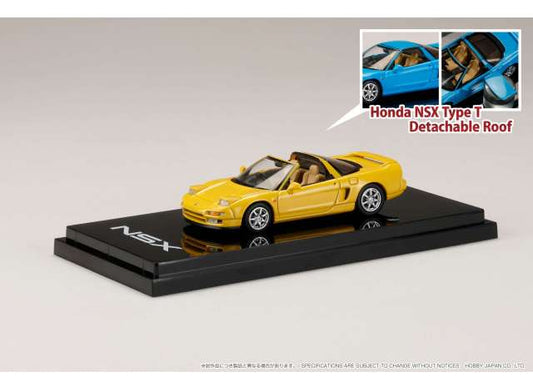 Preorder - Q2 2023 - 1/64 Honda NSX Type T with Detachable Roof, indy yellow pearl