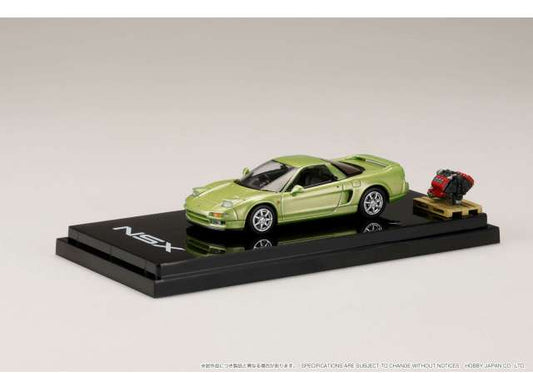 Preorder - Q2 2023 - 1/64 Honda NSX Coupe with Engine Display Model, lime green metallic