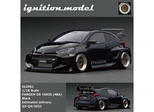 Preorder - Q3 2023 - 1/18 Pandem GR Toyota Yaris (4BA), black