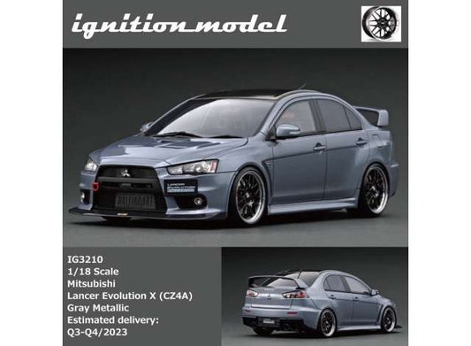 Preorder - Q2 2023 - 1/18 Mitsubishi Lancer Evolution X (CZ4A), grey