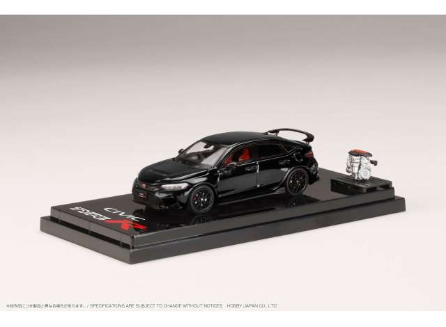 Preorder - Q2 2023 - 1/64 Honda Civic Type R (FL5) with Engine Display Model, crystal black pearl