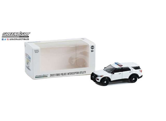 1/64 2022 Ford Police Interceptor Utility *Hot Pursuit Series*, white