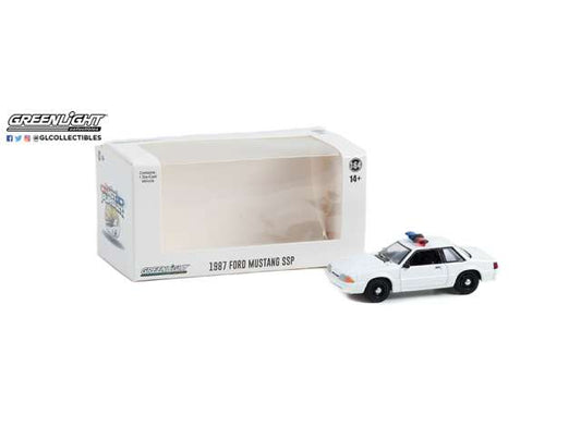 1/64 1987-1993 Ford Mustang SSP *Hot Pursuit Series*, white