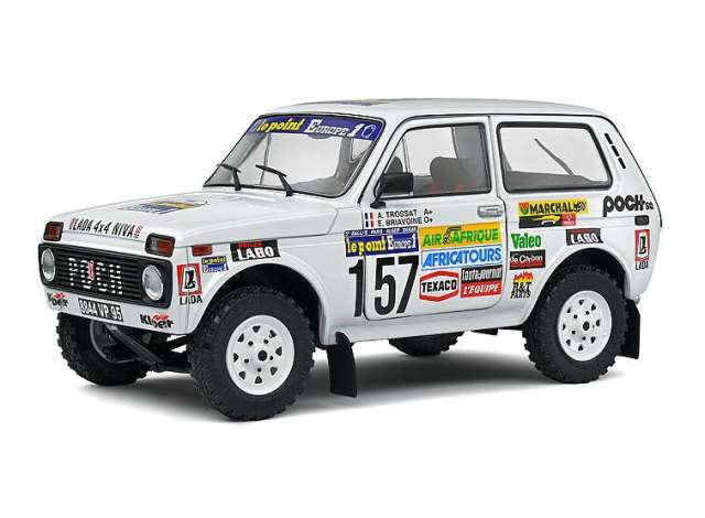 1/18 1983 Lada Niva #157 Paris Dakar, white