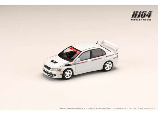 Preorder - Q3 2023 - 1/64 Mitsubishi Lancer GSR Evolution 7 Rally Style Version, scotia white