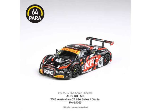 Preorder - August 2023 - 1/64 2018 Audi R8 LMS #24 Australian GT Bate/Daniel