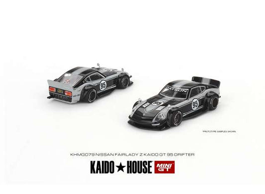 Preorder - September 2023 - 1/64 Kaido House Nissan Fairlady Z GT 95 Drifter V1, grey/black