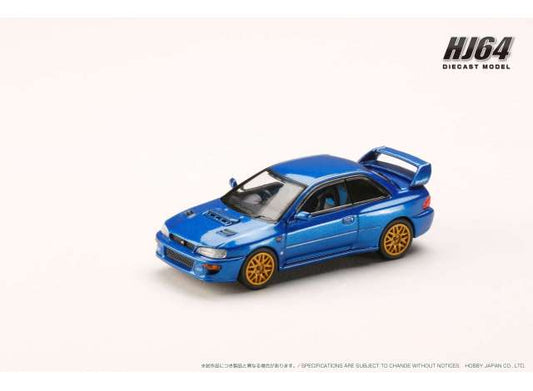 Preorder - Q3 2023 - 1/64 Subaru Impreza 22B Sti Type UK, sonic blue mica