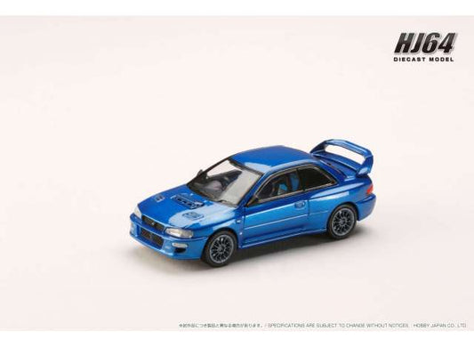Preorder - Q3 2023 - 1/64 Subaru Impreza 22B Sti Version (GC8)/Euro Customized Version, sonic blue mica