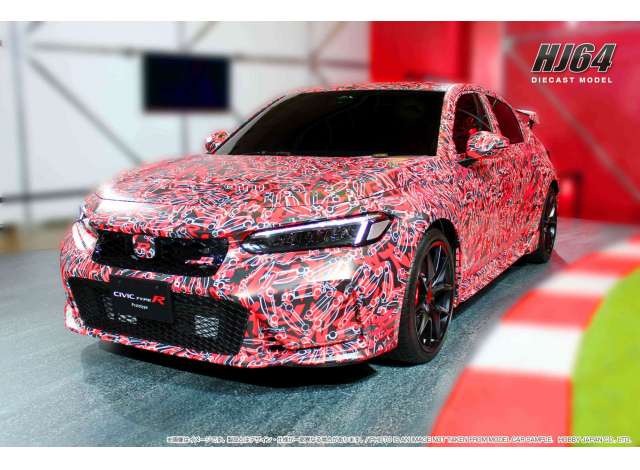 Preorder - Q4 2023 - 1/64 Honda Civic Type R (FL5), pink camouflage